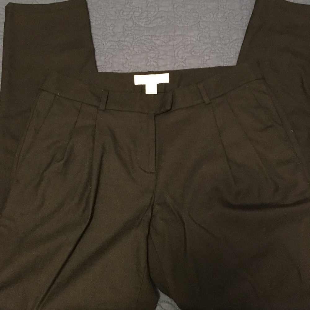 Michael Michael Kors wool black ankle pants